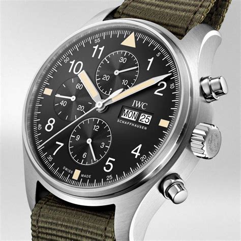 iwc chrono titanio|iwc pilot watch performance chronograph.